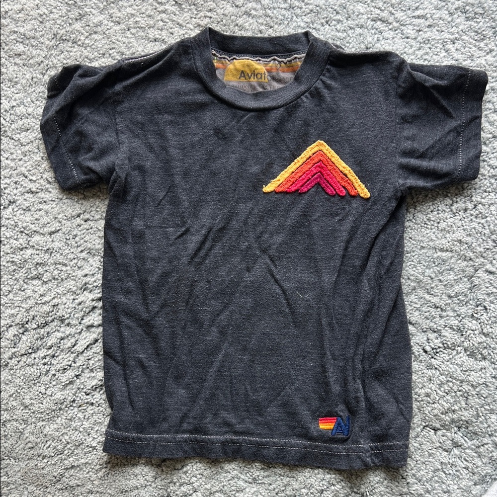 Aviator Nation Kids Tee with Chevron Design